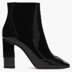Chloe patent leather ankle boots